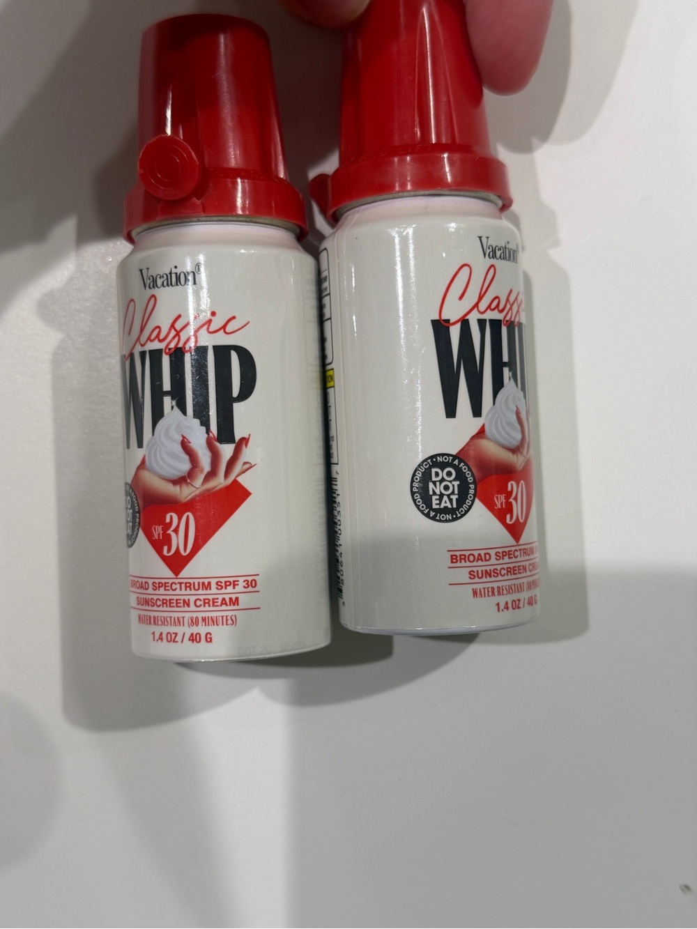 Vacation Classic Whip SPF 30 Sunscreen Cream duo